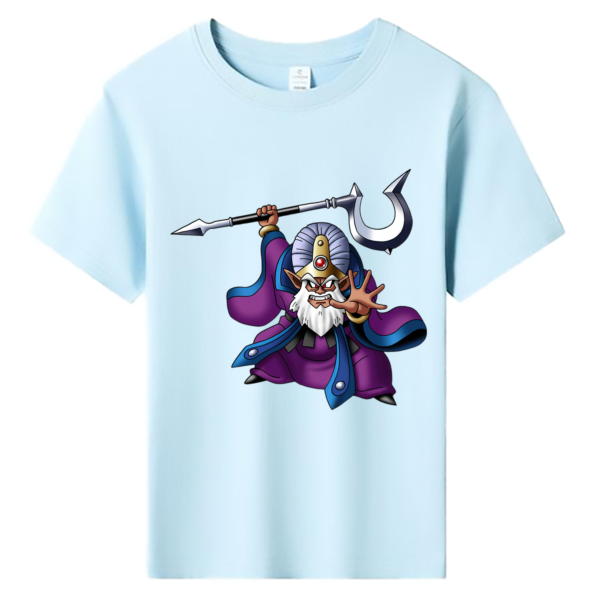（画像用） ドラゴンクエスト Doragon Kuesuto Dragon Quest 綿100％キッズTシャツ（フロントプリント）